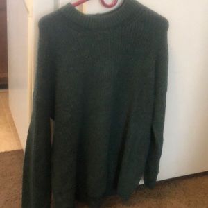 American eagle green oversized sweater